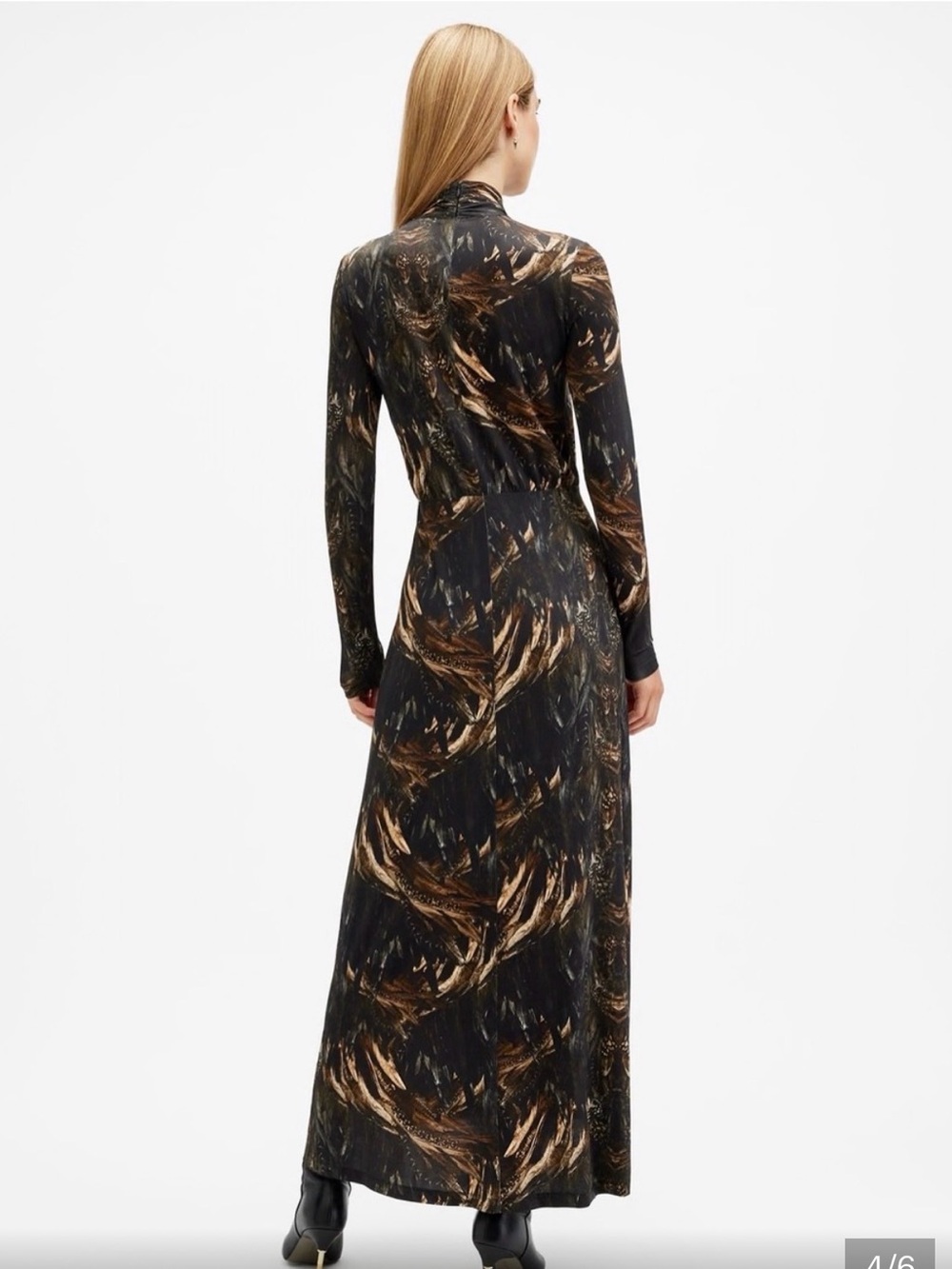 allsaints mina maxi dress - Picture 4 of 7